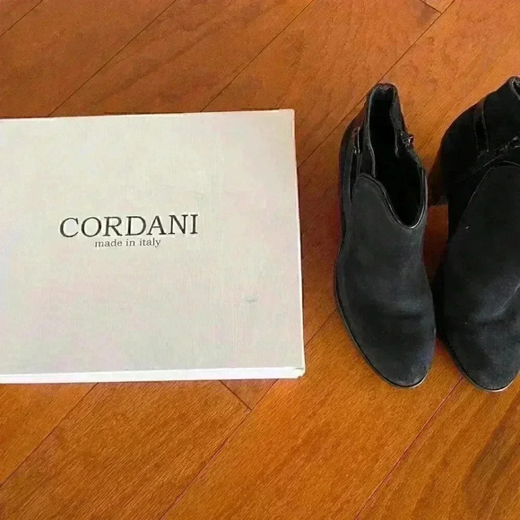 Cordani Beverly Black Suede EU 37.5 (US Women's 7) M (BRAND NEW) - Picture 8 of 8